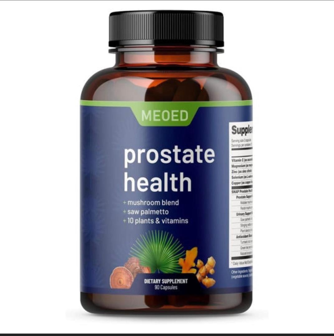 Meoed Prostate Health — Mushroom Blend + Saw Palmetto (90 caps)