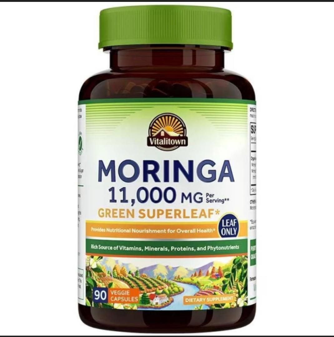 Vitalitown Moringa 11,000mg — Green Superleaf (90 caps)