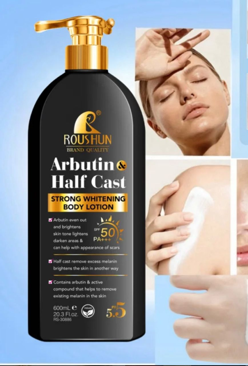 Roushun Arbutin & Half Cast — Strong Whitening Body Lotion SPF 50