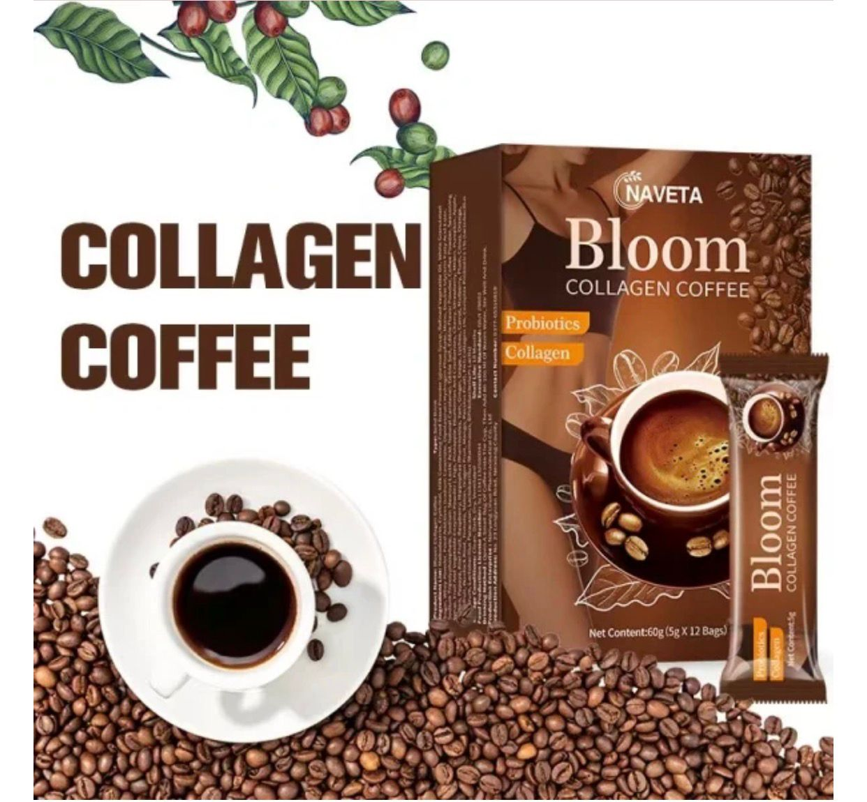 Bloom Collagen Coffee — Probiotics